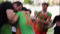 Sahada skandal! Şırnak'ta bir koruma polisi sahaya dalıp futbolcuyu darp etti!