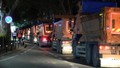 İstanbul'da gece boyunca hummalı çalışma: Kamyonların biri geldi biri gitti