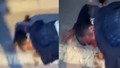Sokak ortasında hem dehşet saçtı hem de o anları videoya aldı