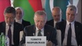 Cumhurbaşkanı Erdoğan'ın Azerbaycan'daki konuşması sırasında dikkat çeken anlar