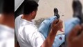 Genç kadın, tacizcisini sokak ortasında vurup cep telefonu ile videosunu çekti!