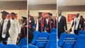 Karabük Üniversitesi'nin mezuniyet törenindeki siyahi öğrenciler olay oldu