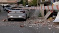 İstanbul'da bir binada balkon çöktü: Bina tahliye edilip mühürlendi!