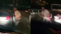 Trafikte aile boyu eli baltalı trafik teröristleri dehşet saçtı!