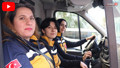 Hayat kurtaran kadın ekibi iş başında! Ambulans direksiyonunda korku yok sadece sorumluluk var!