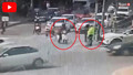 İşaret diliyle yardım istedi: Polisten motokuryeye hayat kurtaran müdahele