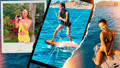 Ekranların güzel ismi yaz sezonunu jetsurf üstündeki şovuyla açtı!