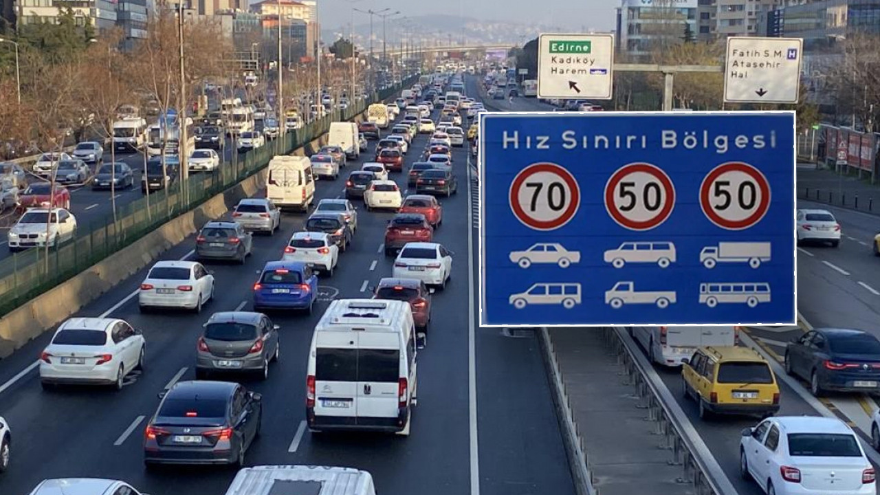 Sürücüler dikkat! İstanbul'da tam 84 güzergahta hız limitleri değişti
