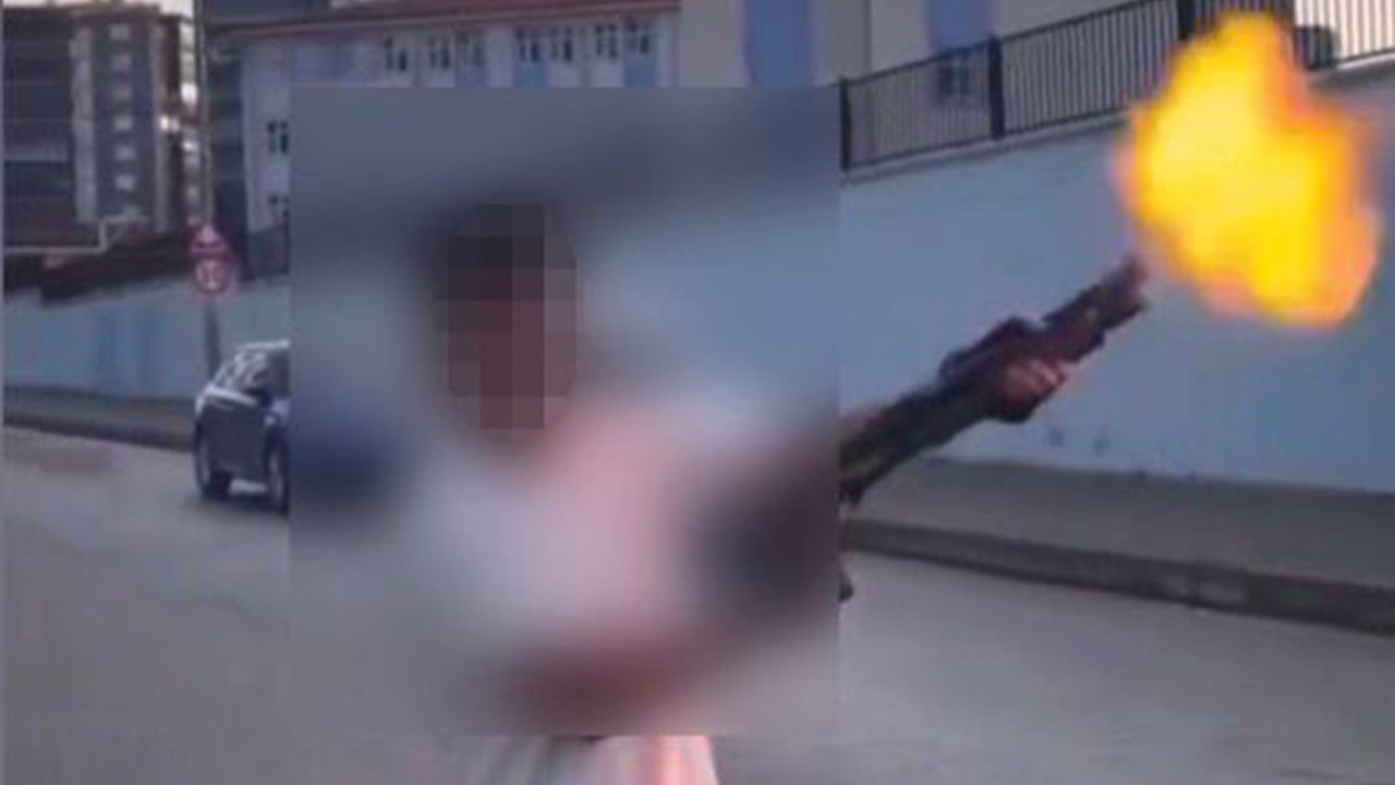 Eli pompalı tüfekli şehir teröristleri ortalığı birbirine kattı