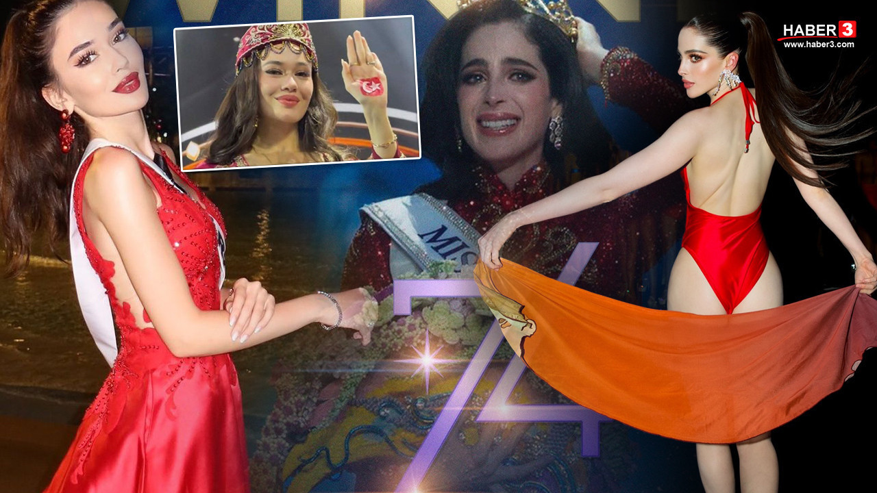 2025 Miss Universe Yarışması'nda kazanan belli oldu, Türk güzel Ceren Arslan isyan etti...