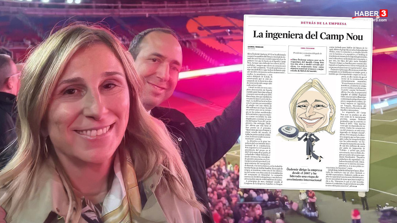 Avrupa'nın en büyük stadyum yenileme projesi yeni Camp Nou'da bir Türk iş kadınının imzası var