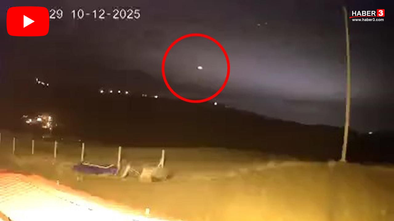 Elazığ semalarında heyecan yaratan görüntü! Gökyüzü bir anda aydınlandı