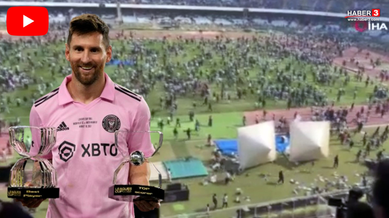 Messi'yi göremeyen taraftar stadyumu savaş alanına çevirdi