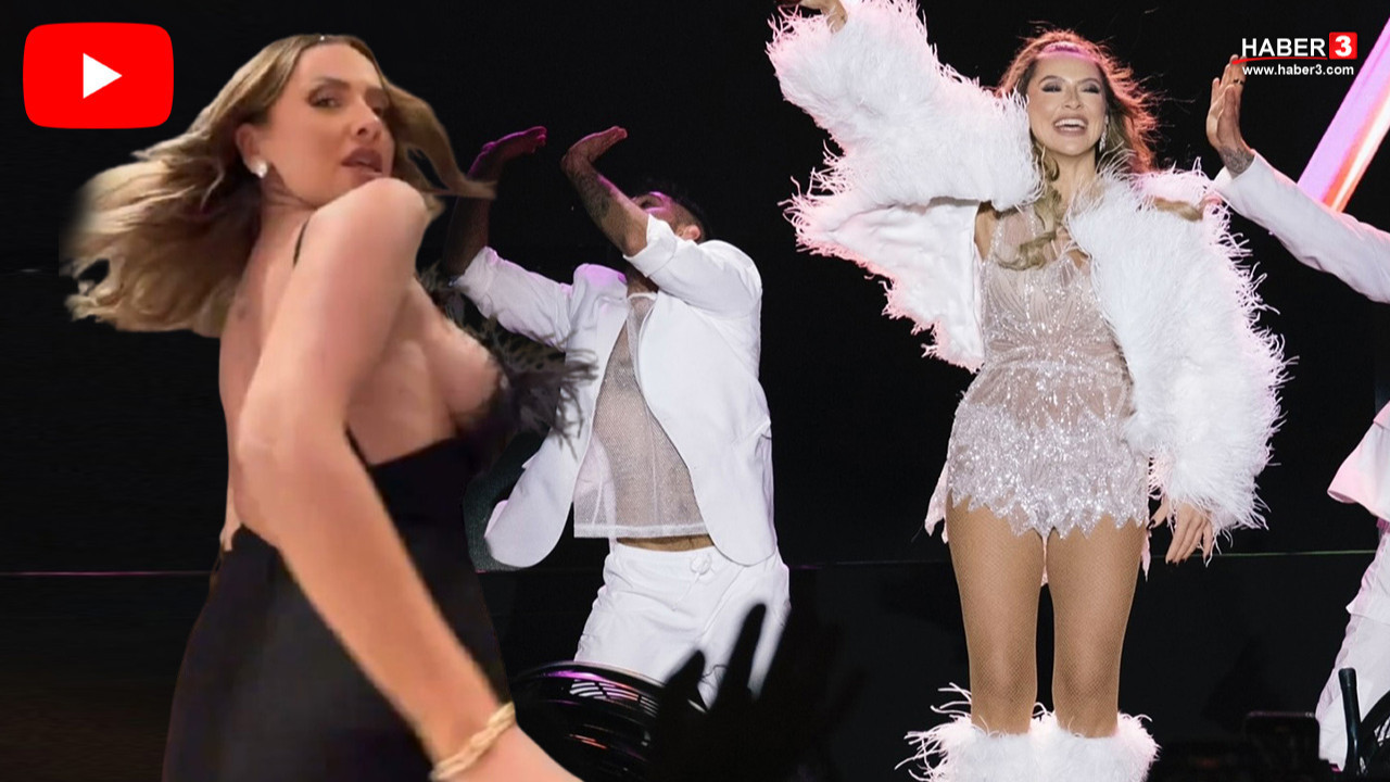 Sahnelerin cesur ismi Hadise'den 2025'e veda dansı olay oldu