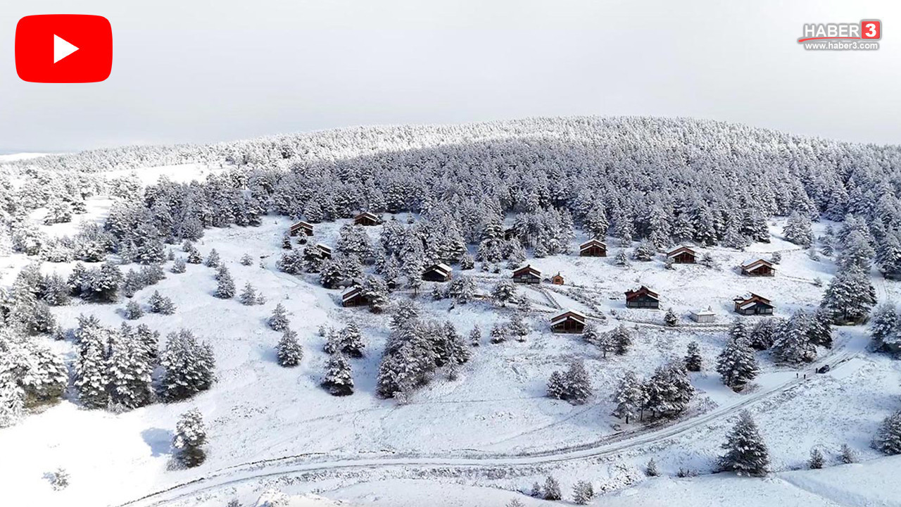 Dumanlı Tabiat Parkı beyaz gelinliğini giydi