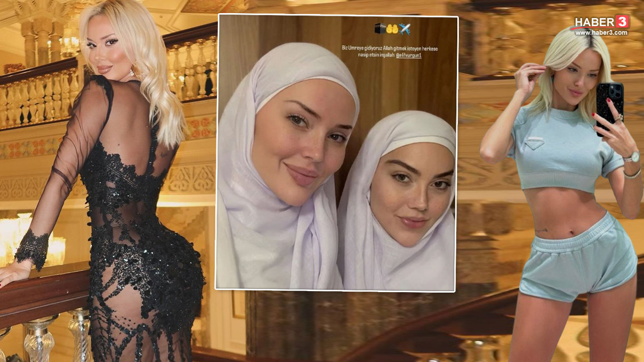 Sosyal medya fenomeni Cansu Taşkın Umre'ye gitti, tesettüre girdi