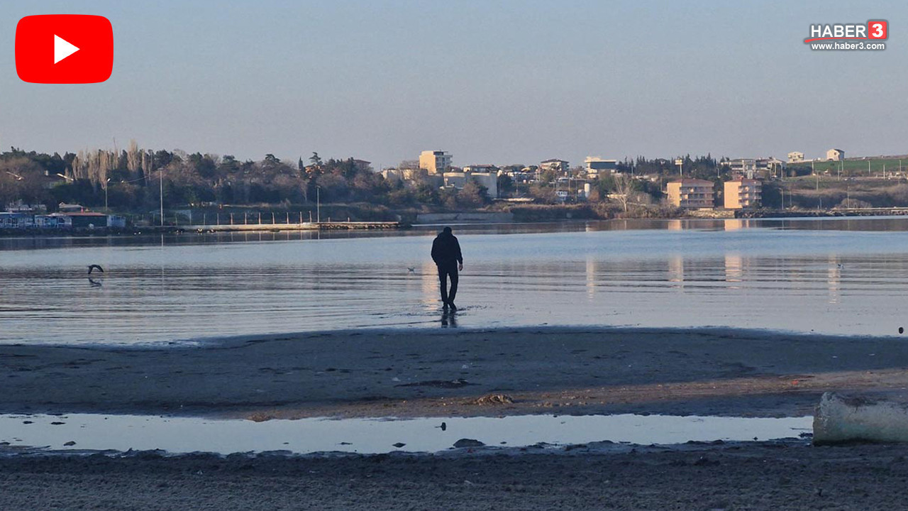 Marmara'da korkutan manzara: Deniz 20 metre çekildi
