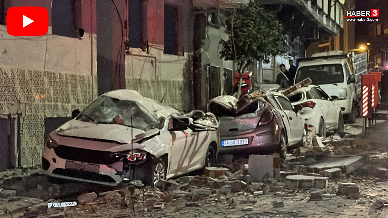 İstanbul'da kentsel dönüşüm felaketi: Beton parçaları onlarca aracı ezdi, mahalle savaş yerine döndü