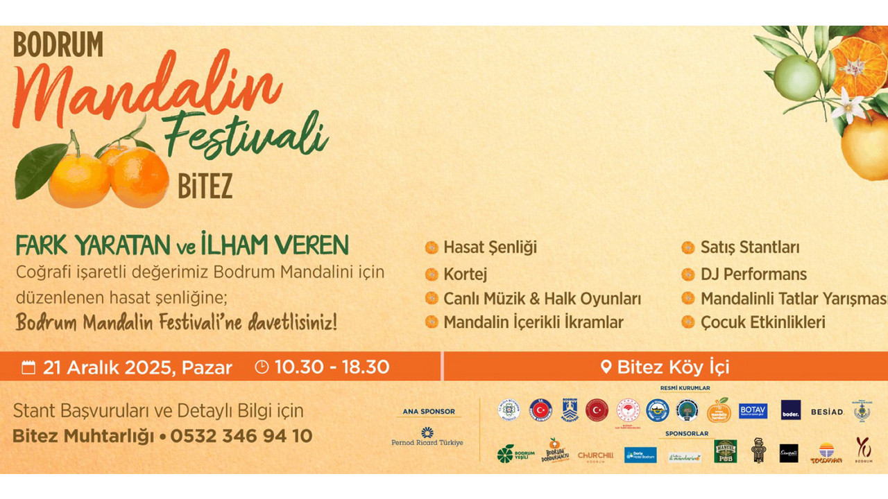 18. Bodrum Mandalin Festivali 21 Aralık’ta Bitez’d…