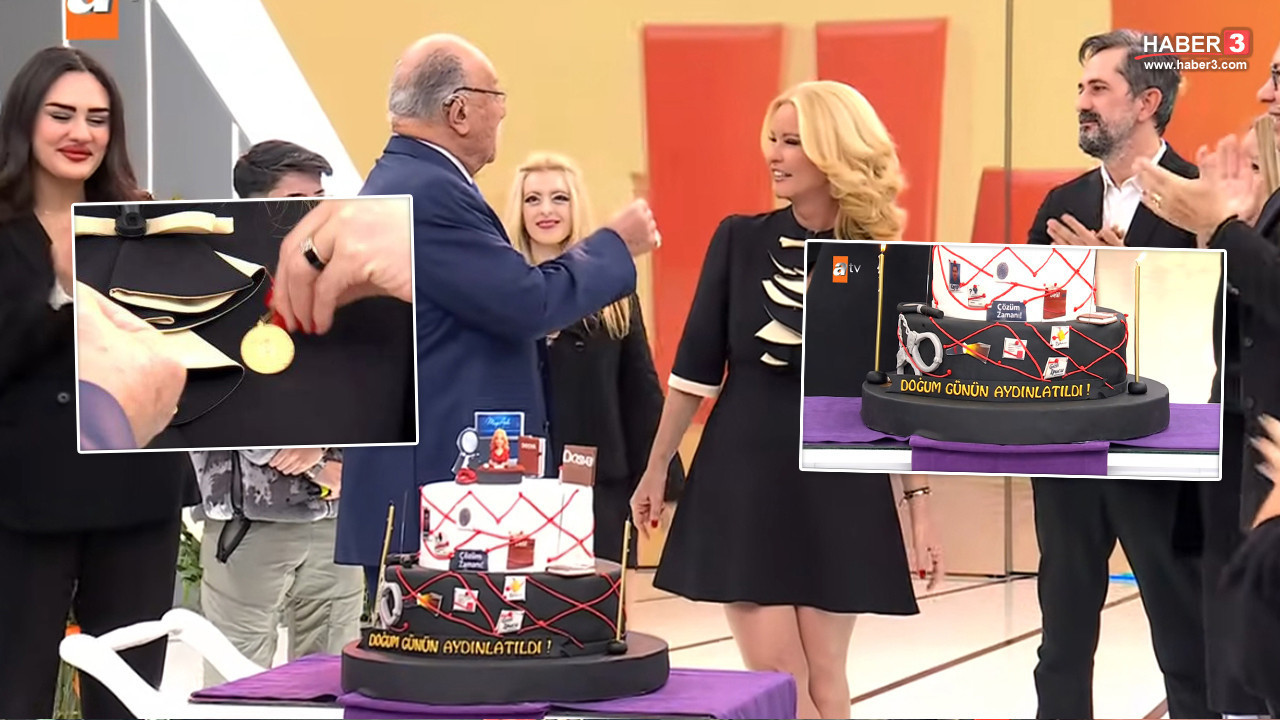 Müge Anlı'ya canlı yayındaki doğumgünü kutlamasında herkesi şaşırtan hediye