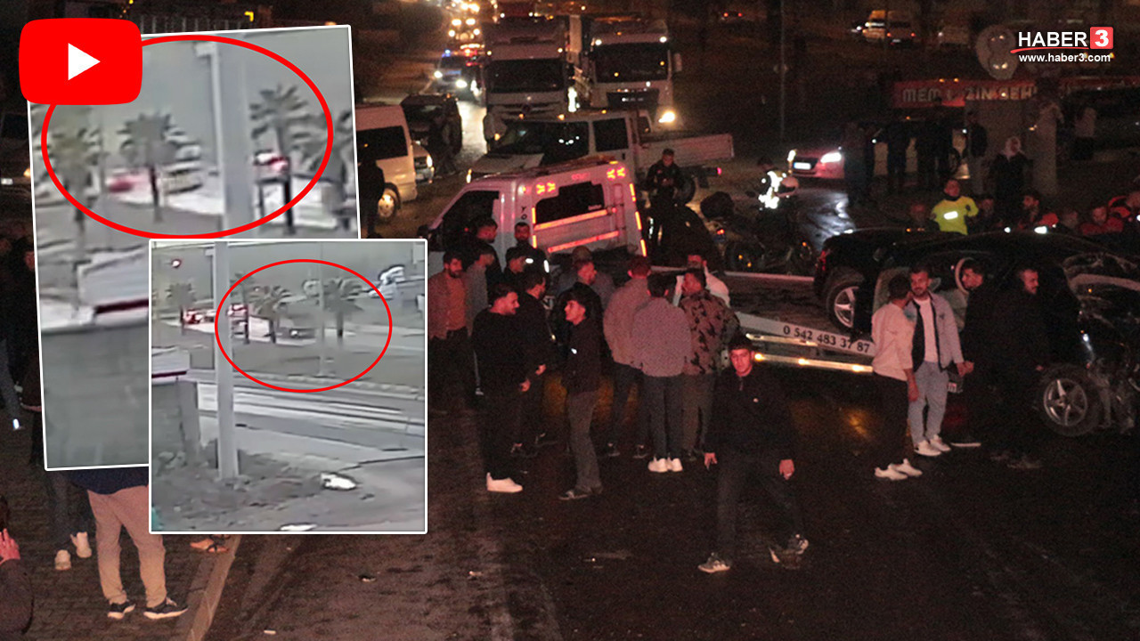 Freni boşalan vinç, 6 aracı ezip geçti... Çok sayı…