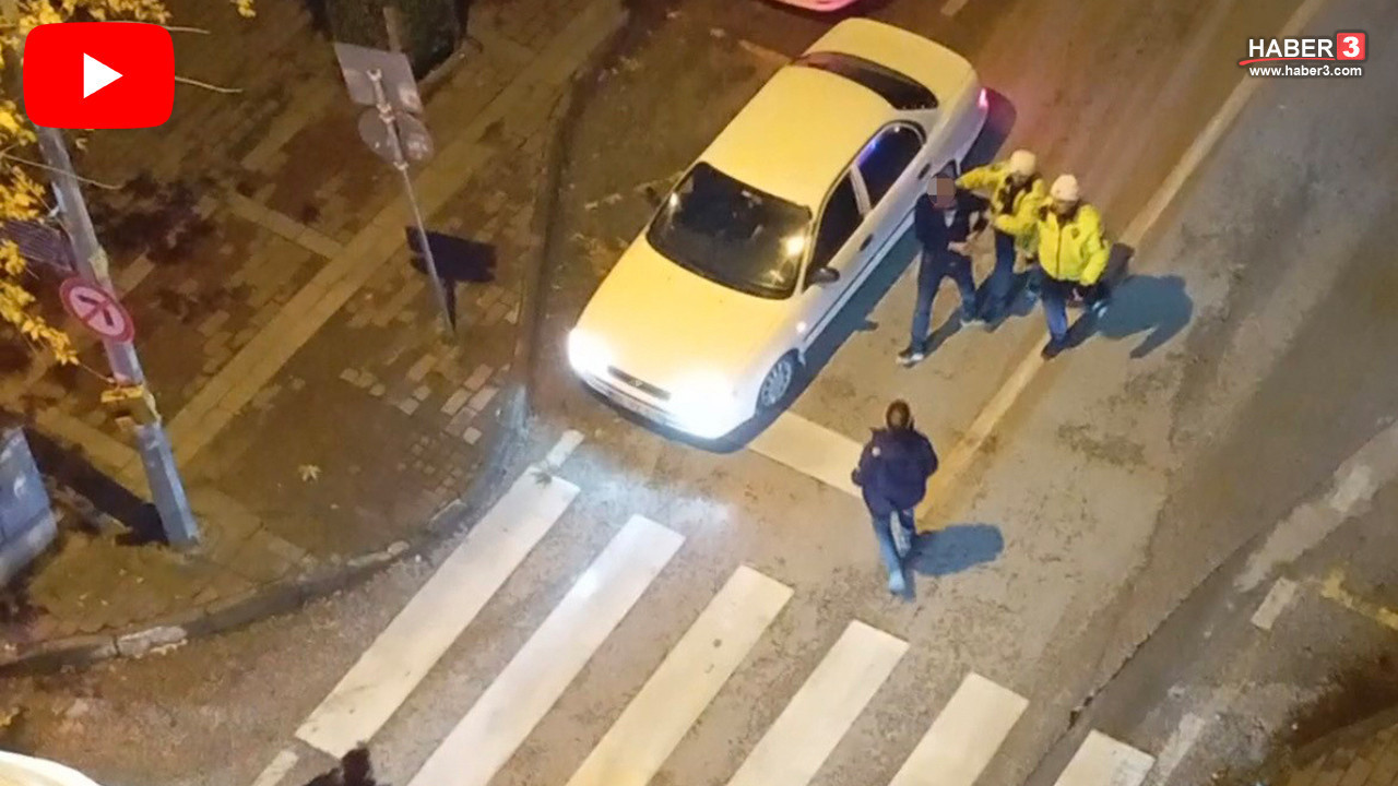 ''Dur'' ihtarından önce araçla sonra yaya olarak kaçtı; polisin açtığı ateş bile durdurmadı