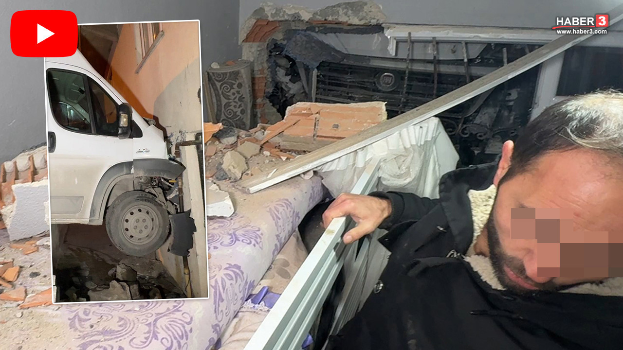 İstanbul'da yatak odasında trafik kazası: Bir facia ucuz atlatıldı