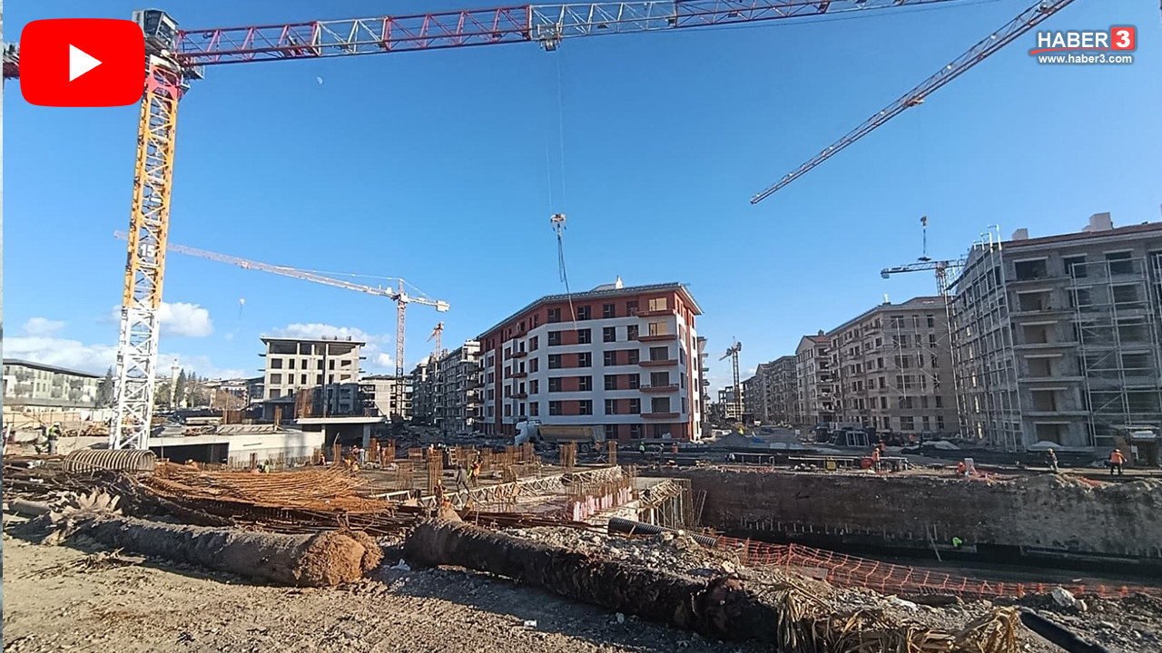 Asrın felaketinin 3'üncü yılında deprem konutları yükselmeye devam ediyor