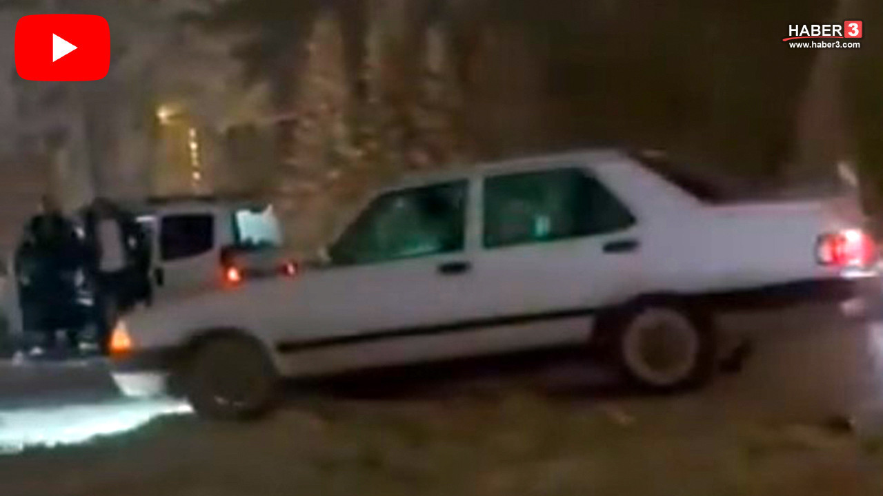 Uludağ’da oteller bölgesindeki trafik magandasının drifti pahalıya patladı