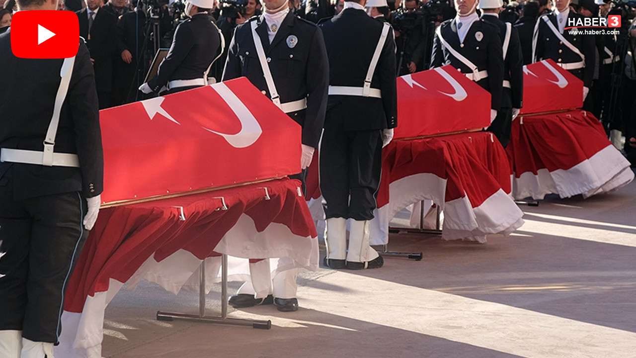 DEAŞ operasyonunda şehit düşen evlatlarımıza son veda