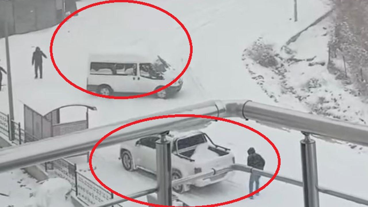 Yollar buz pistine döndü; kazalar peş peşe geldi