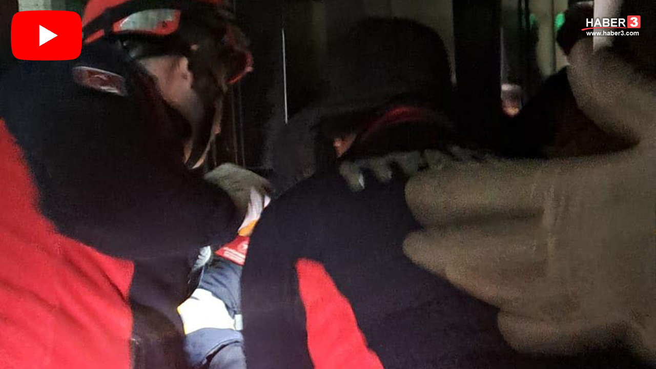 Anne ve kızının içinde olduğu asansörün halatı koptu, bir facianın eşiğinden dönüldü