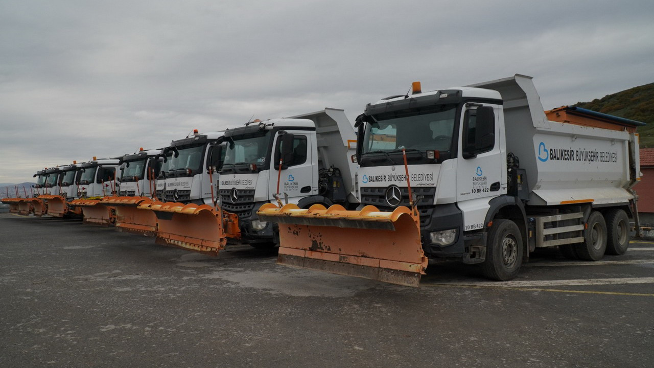 Balıkesir Büyükşehir Belediyesi kışa hazır