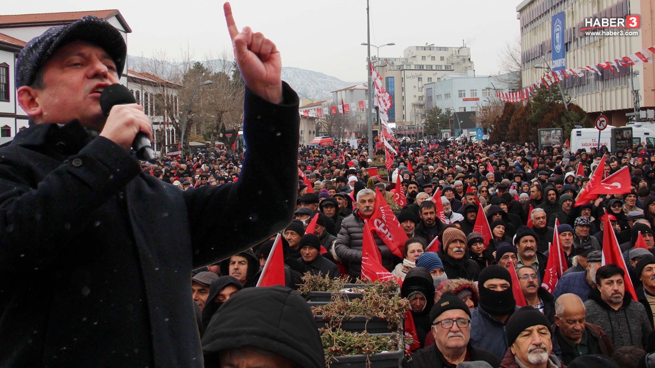 Özel'den Erdoğan'a çok ağır sözler: ''Sen tükürdüğünü yalayan bir siyasetin insanısın''
