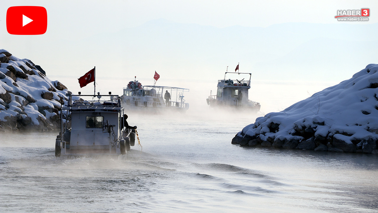 Onlar Türkiye'nin gerçek Eskimoları... -20 derecede buzları kırıp balığa çıkıyorlar