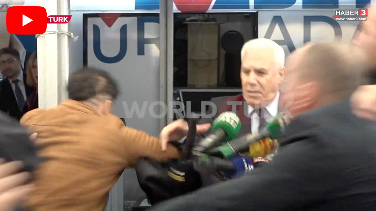 Bursa Büyükşehir Belediye Başkanı Bozbey'e saldırı anı kamerada