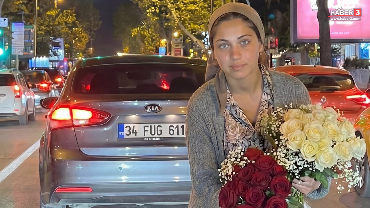 Sosyal medyayı karıştıran trafikte çiçek satan güzel kız fotoğrafında işin aslı ortaya çıktı