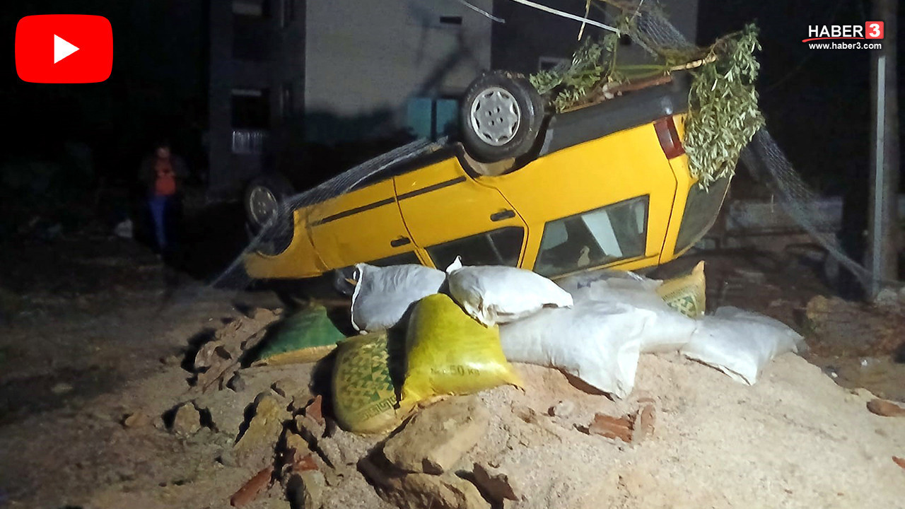 Antalya'da hortum dehşeti: Çatılar uçtu, ağaçlar kökünden çıktı, bir araç savrulup ters döndü