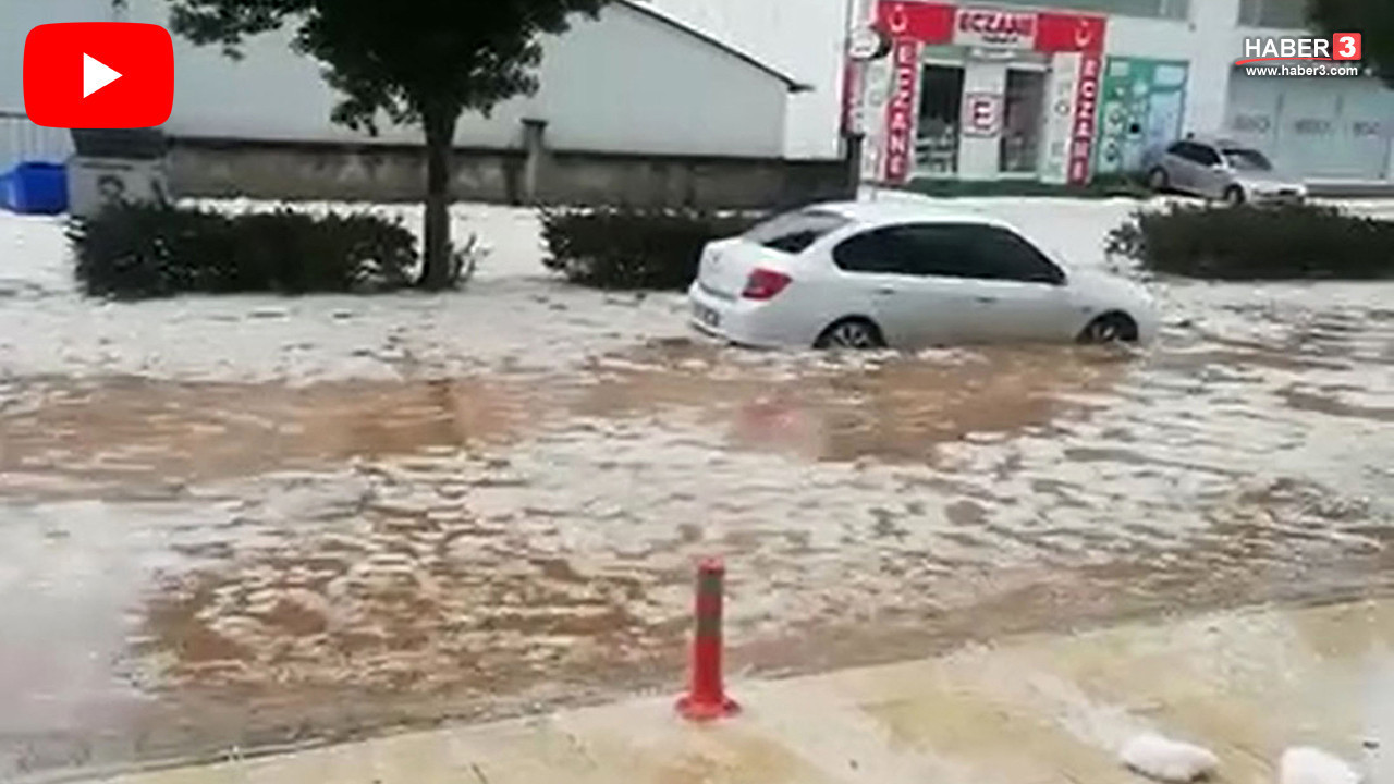 Turizmin başkentini sağanak ve dolu birarada vurdu…