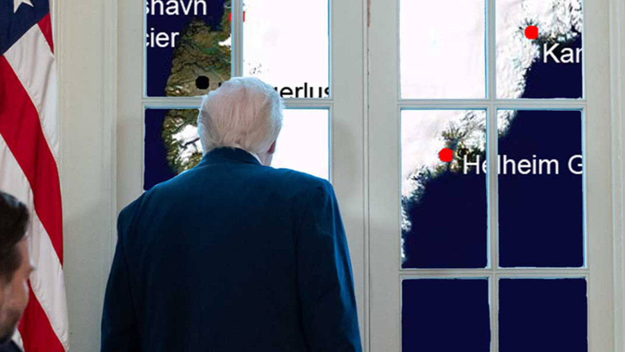 Beyaz Saray'ın ''Grönland'' paylaşımı olay oldu