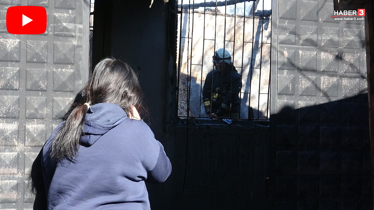 Gecekonduda kahreden yangın: Kız çocuğu Evlerinin yanışını gözyaşları içinde izledi