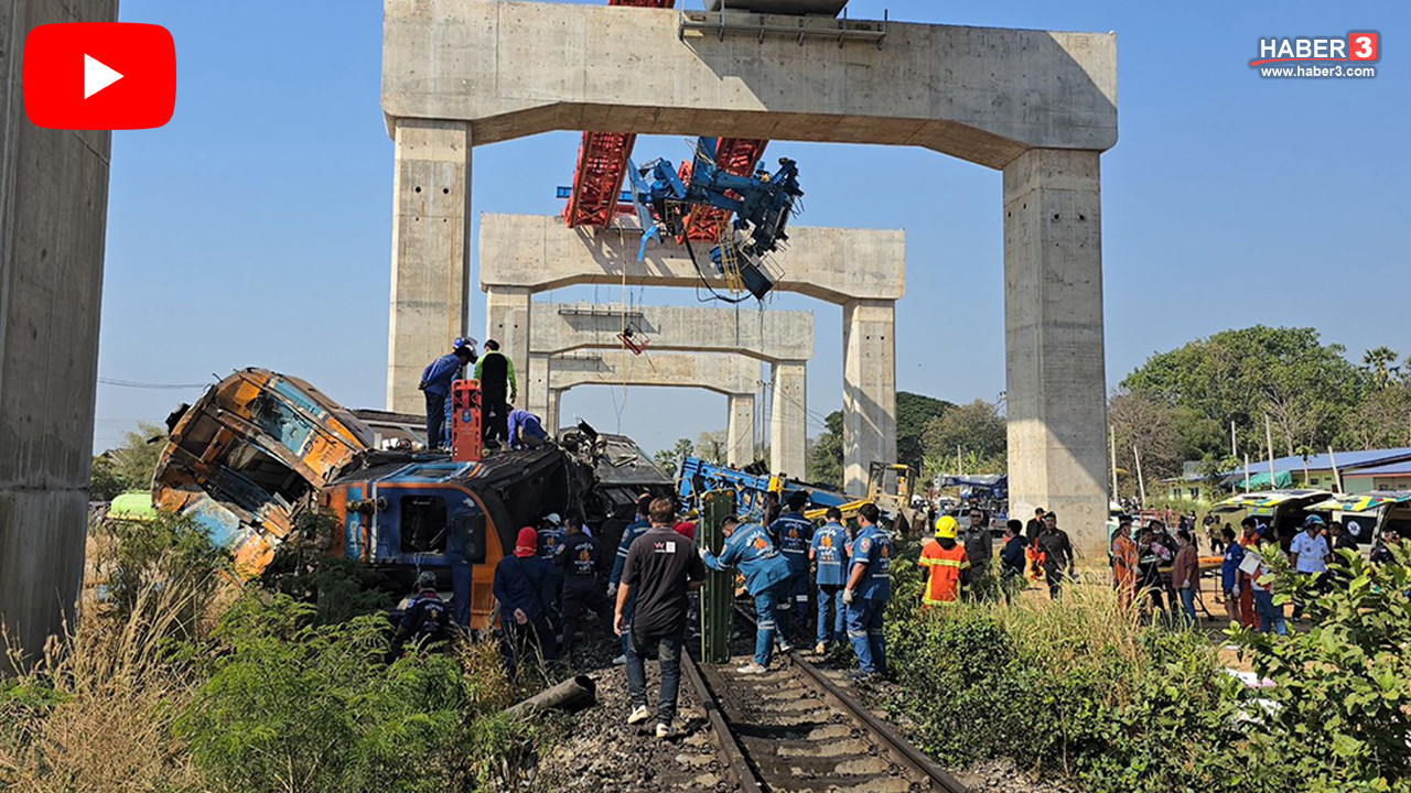 Kaza değil, facia: Vinç yolcu treninin üstüne devrildi; 22 kişi öldü, 50 kişi yaralandı