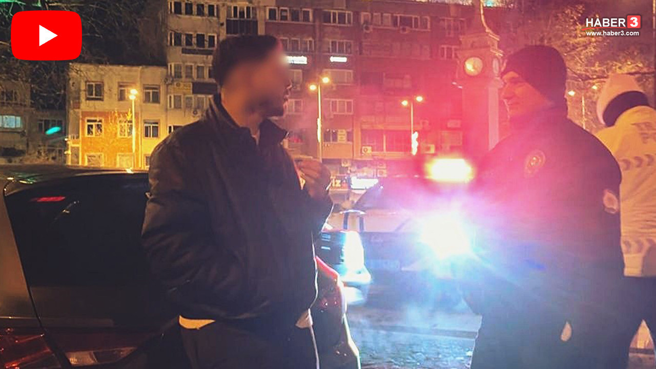 Alkollü trafik canavarının yediği ceza çenesine vurunca... Polisin sabrını zorladı