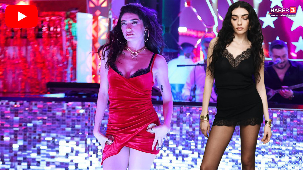 İzleyicisi pavyon kıyafetiyle yeni dansını beklerken, o cesur minisiyle davetten çıktı