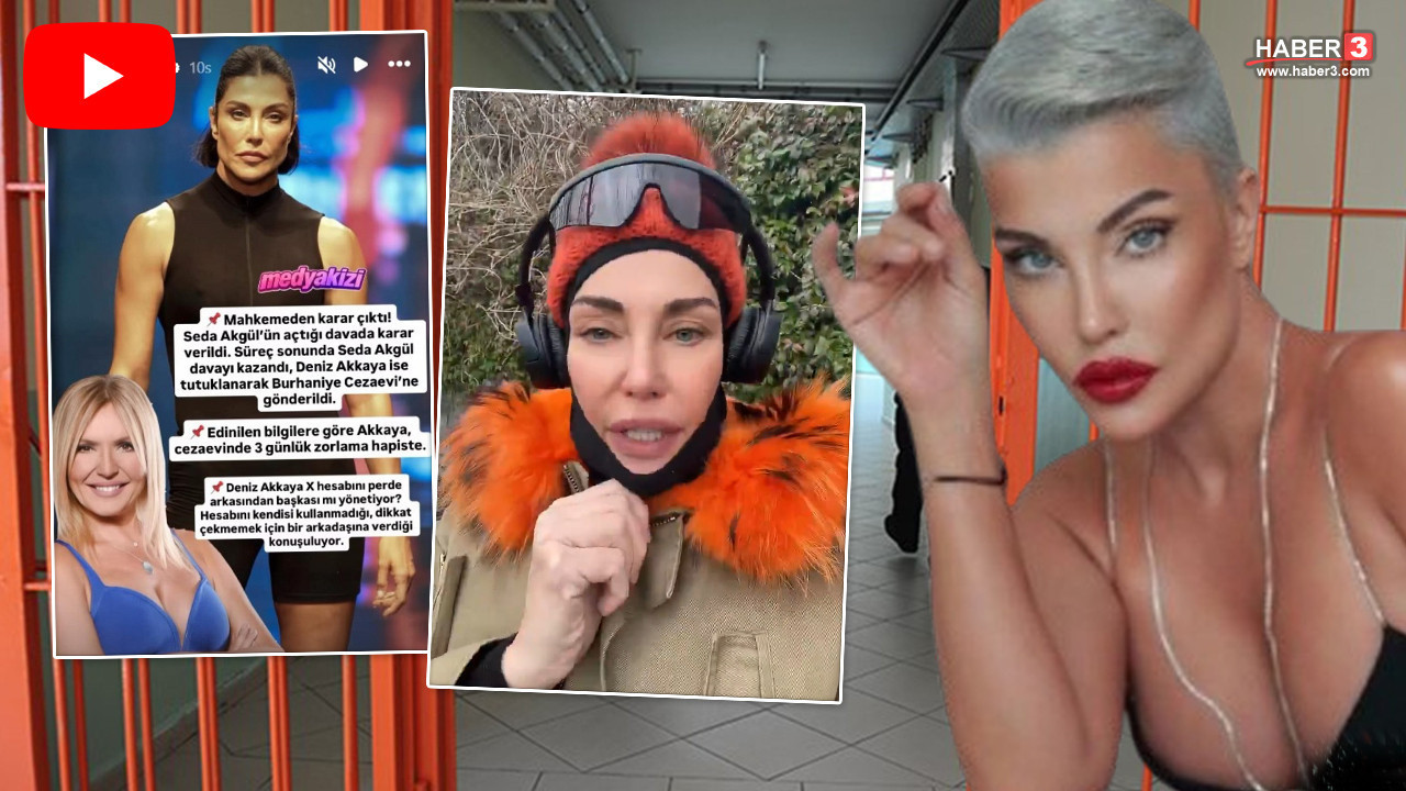 Seda Akgül'ün 'tutuklanarak cezaevine konuldu'' denilen Deniz Akkaya İstinye'den çıktı