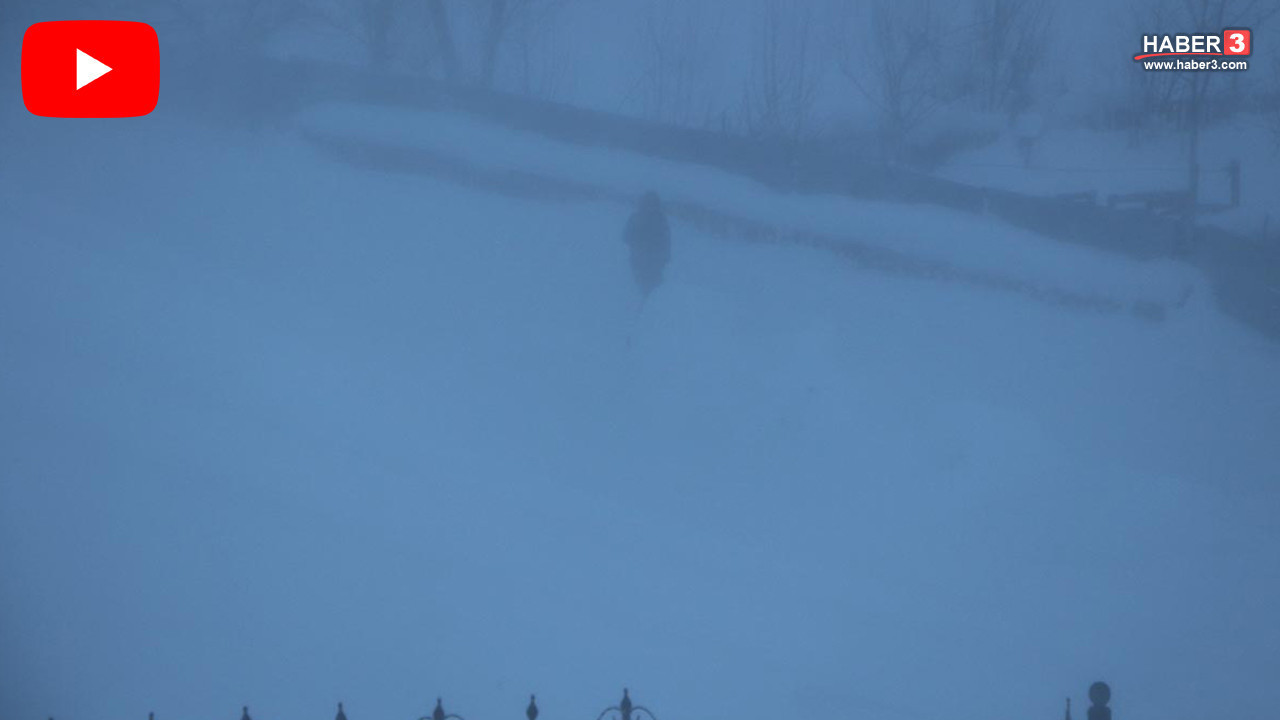 Görüntüler Sibirya değil Türkiye'den: Kuvvetli tipi vatandaşı eve hapsetti!