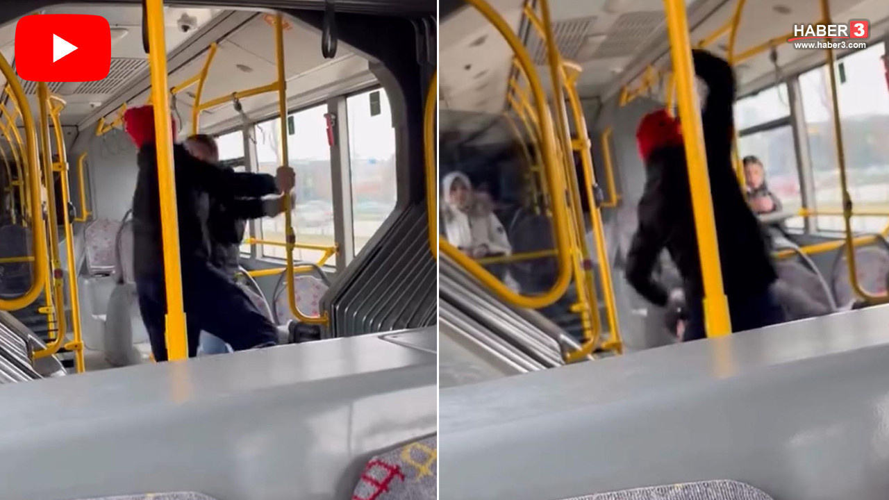 Boş otobüste yer kavgası şoku: Yolcuyu dövüp, ''Komutanımı çağırın'' diye bağırdı