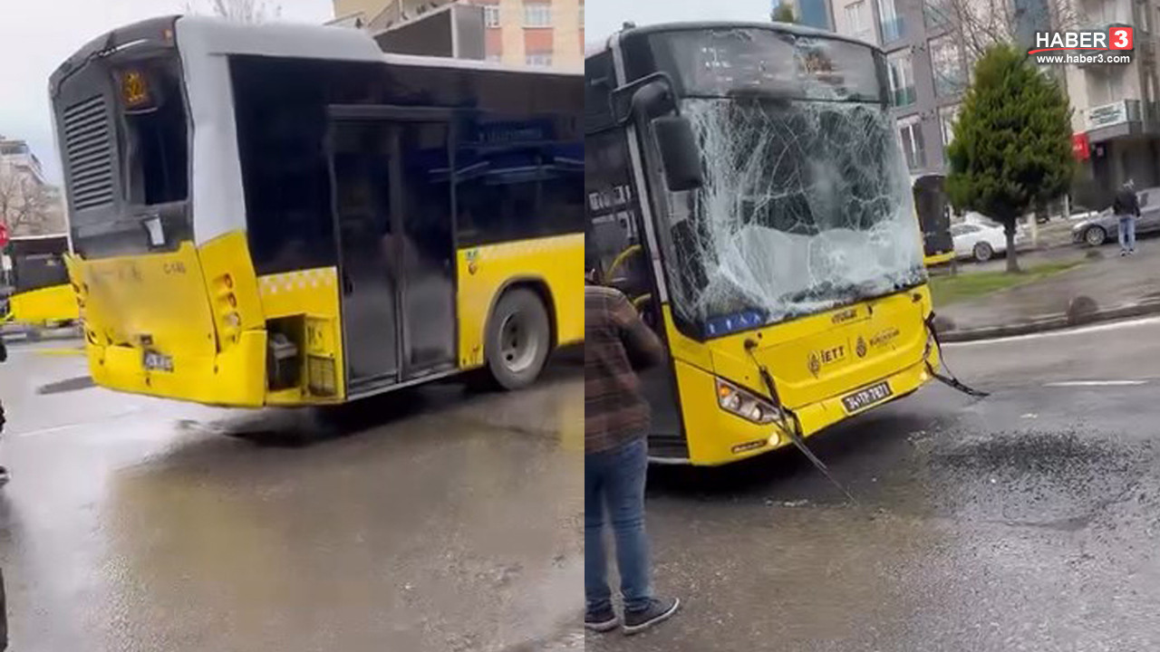 İstanbul'da yine İETT kazası... Yaralılar var