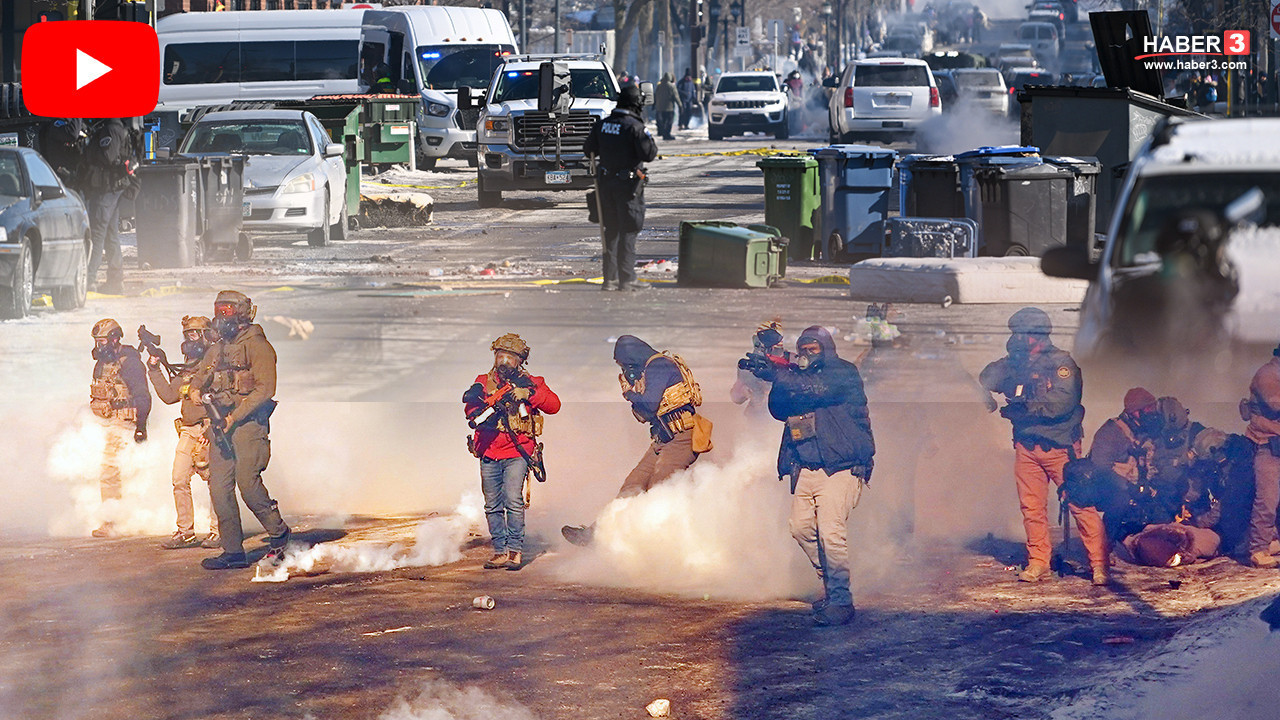 ABD'de ajanlar ''eli silahlı göçmen'' deyip ABD'li bir hemşireyi vurdu, sokaklar savaş yerine döndü