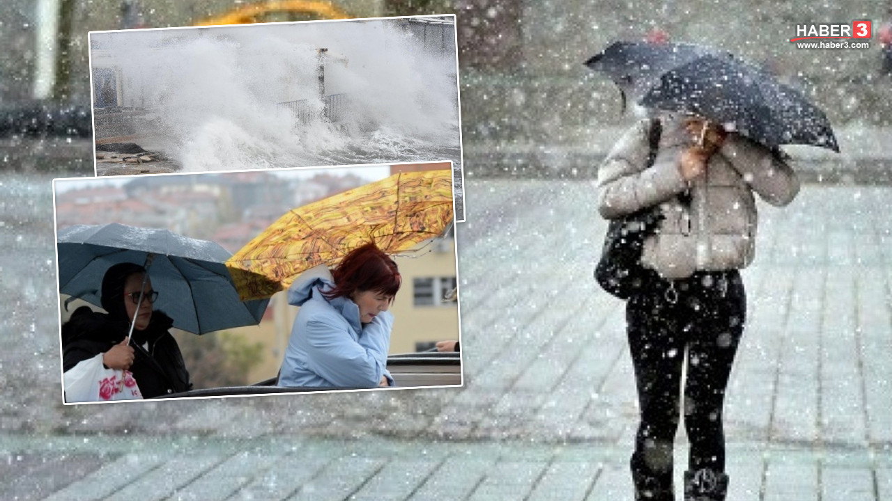 Yeni haftanın hava durumu belli oldu: Hava sıcaklıkları artsa da, yağmur, kar ve fırtına geliyor
